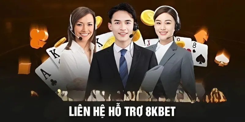 Người chơi có thể liên hệ 8KBET qua nhiều phương thức