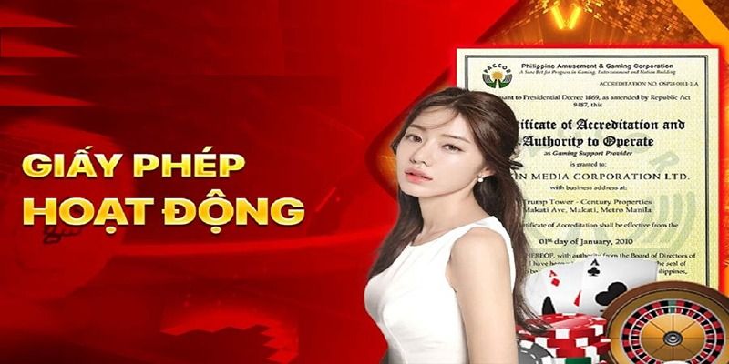 Những giấy tờ này mang tới sự an tâm dành cho các thành viên tham gia cược