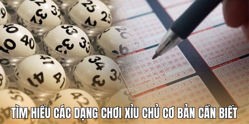 Tìm hiểu các dạng chơi xỉu chủ cơ bản cần biết
